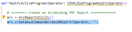 ArcWeldReport_CallCommandFormat