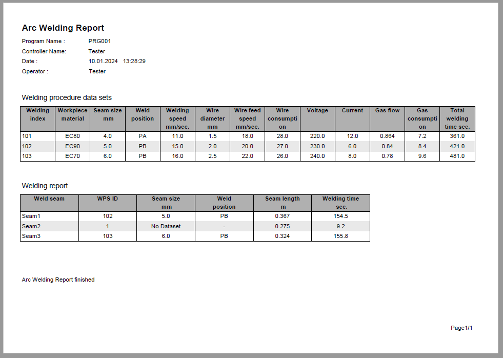 ArcWeldReport_Sample